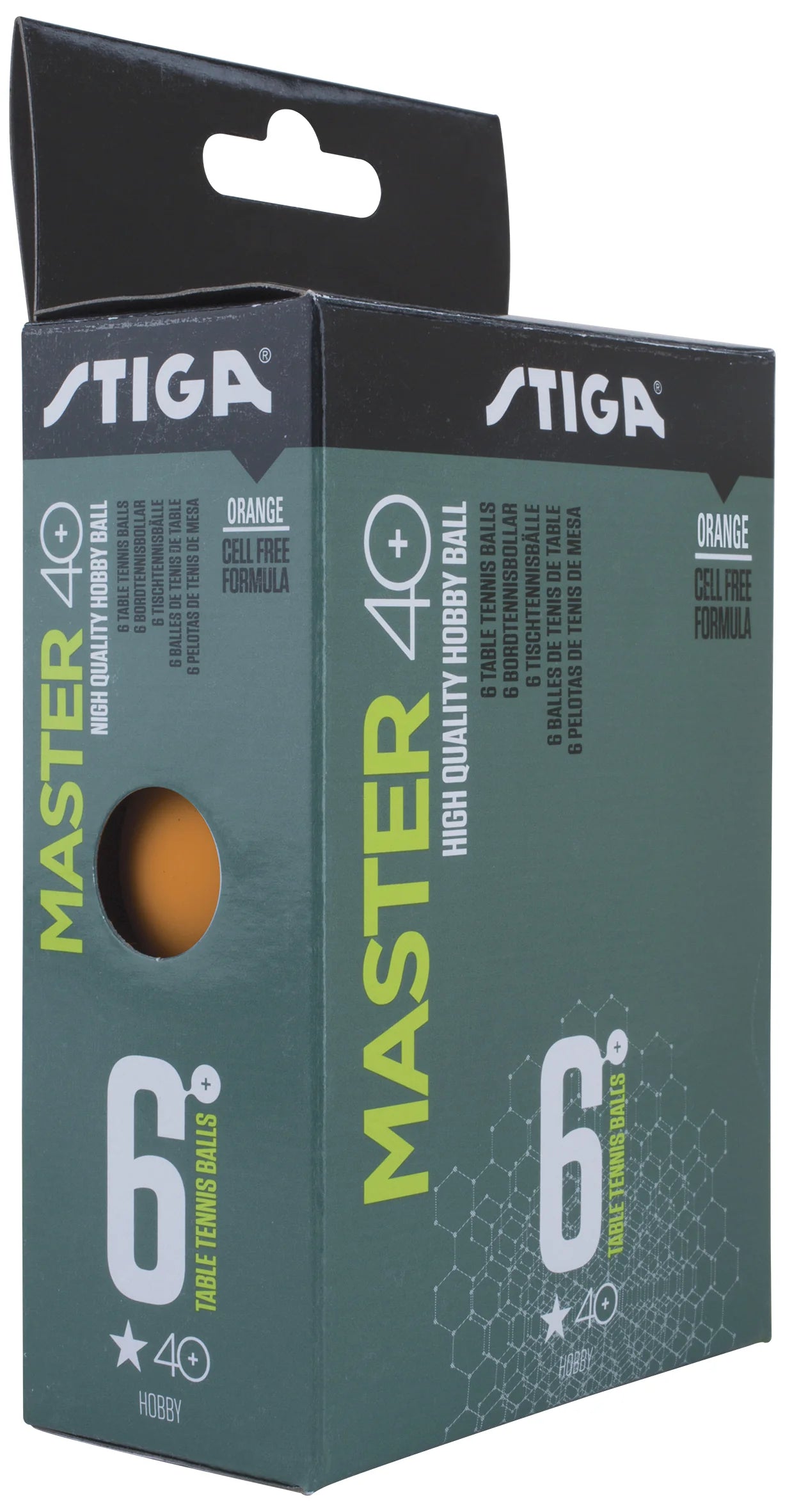 PALLINE PING PONG STIGA MASTER BIANCHE O ARANCIO