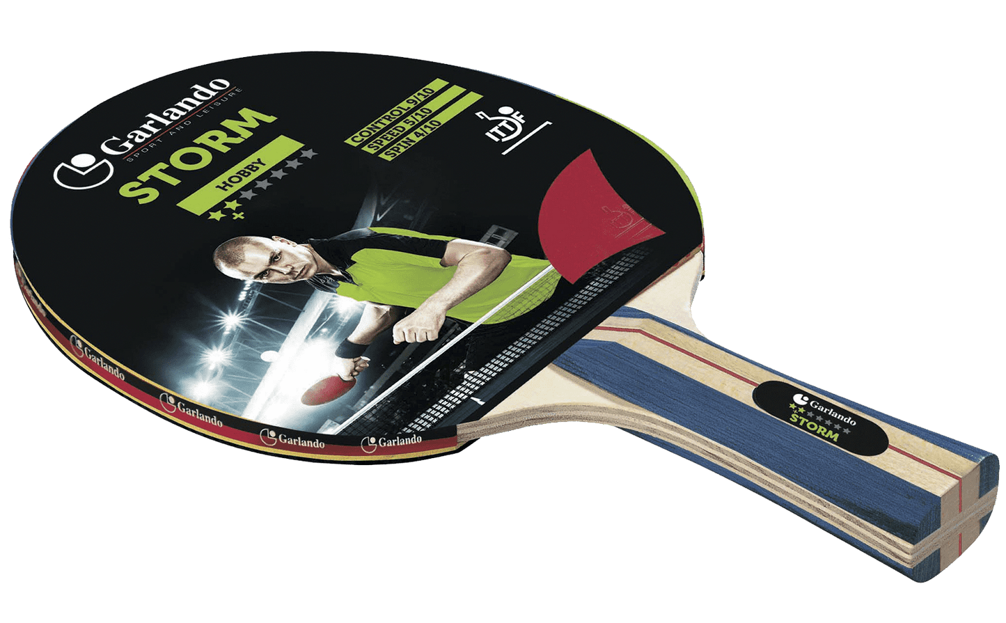 RACCHETTA PING PONG GARLANDO STORM